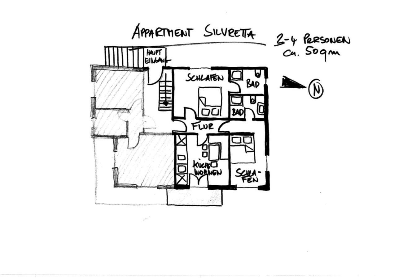 Haus Galgenul Apartment Sankt Gallenkirch Exterior foto